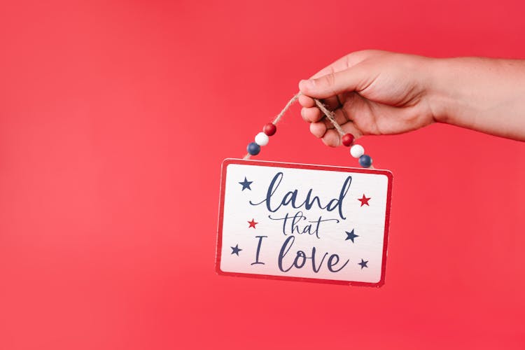 Hanging Decoration With Beads On String