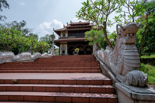 adımlar, antik, Asya mimarisi içeren Ücretsiz stok fotoğraf