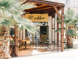 A beautifully set table with coffee and food