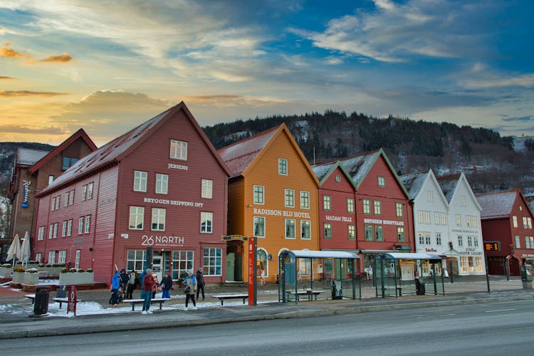 Colorful Townhouses In Norway 