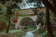Irgandi Bridge in Bursa, Turkey