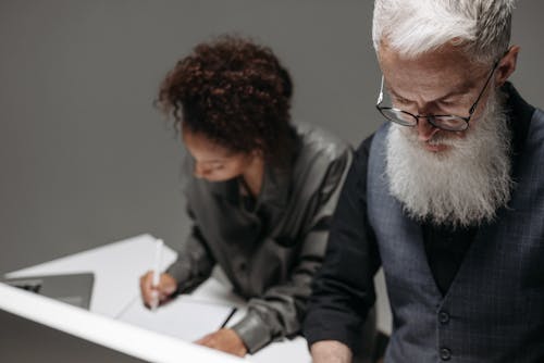 A Bearded Man in Corporate Attire