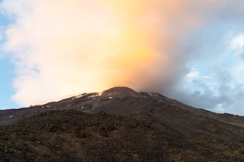 Gratis Fotos de stock gratuitas de en erupción, forma de relieve, foto con dron Foto de stock