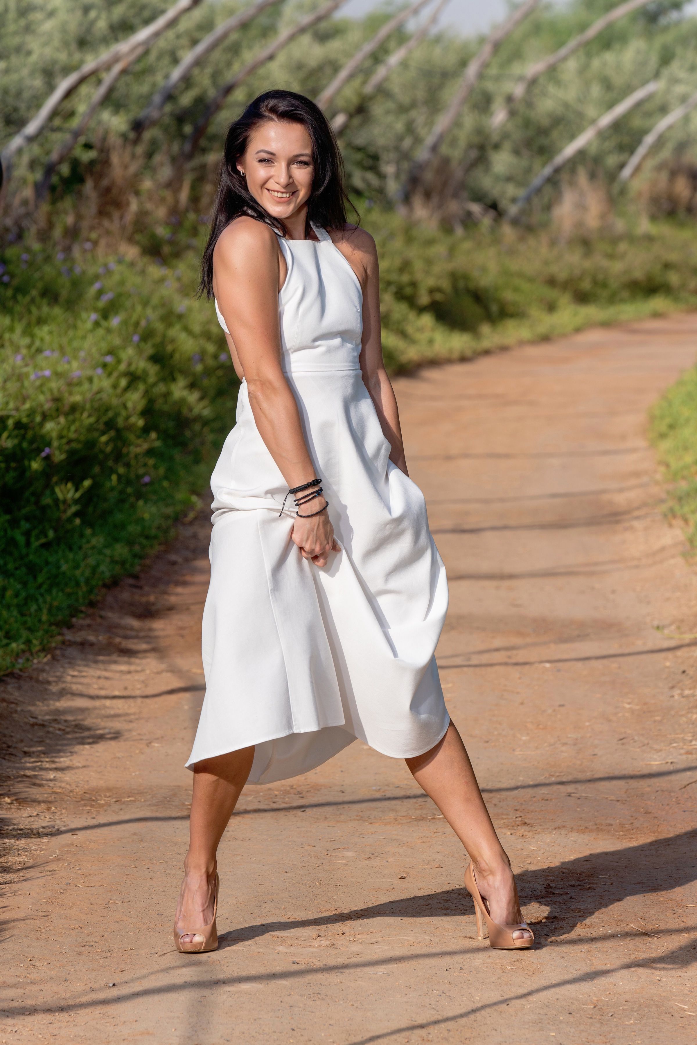 Woman Wearing a White Dress Free Stock Photo Woman Wearing a White Dress Free Stock Photo