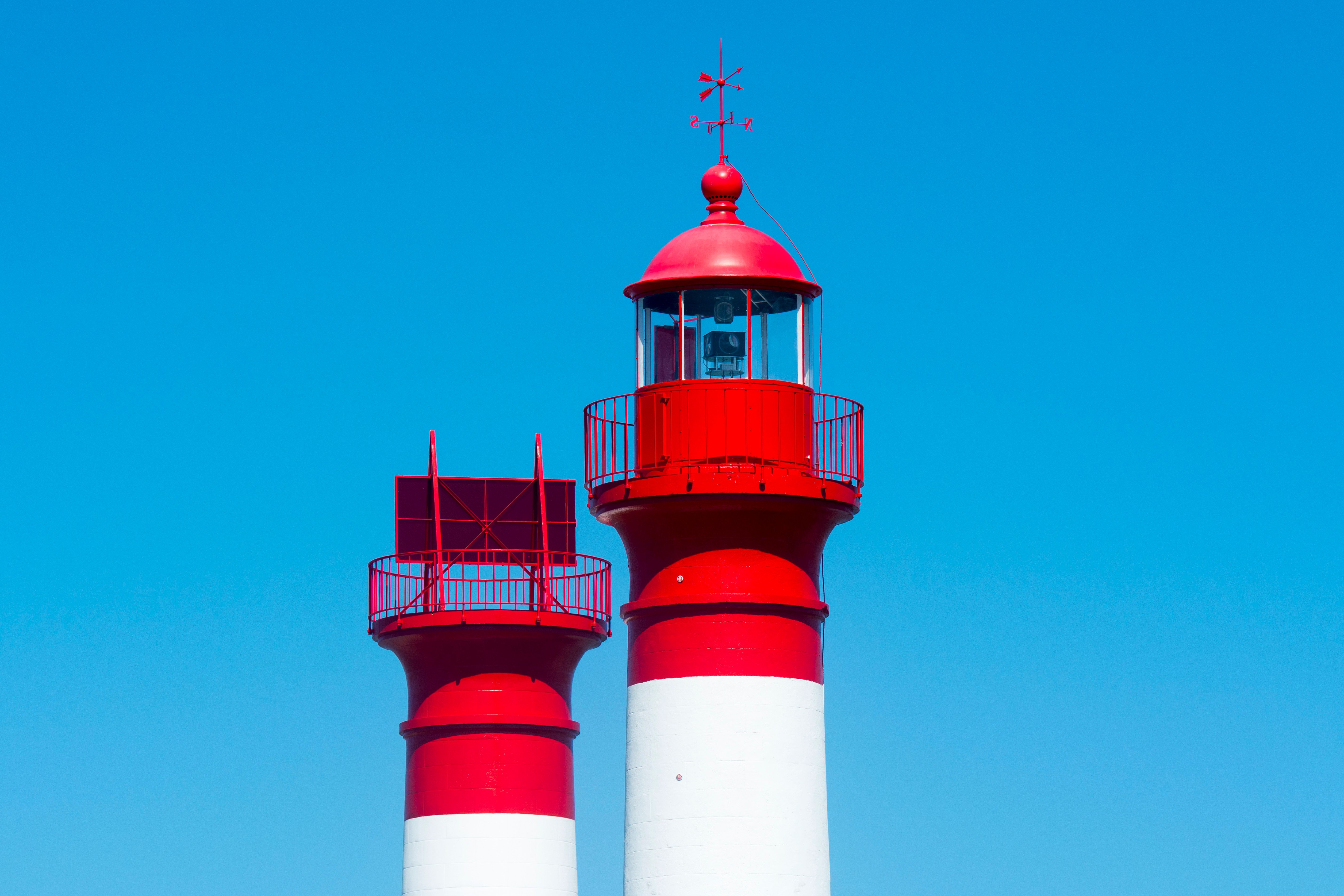 Lighthouse Towers and the Blue Sky
