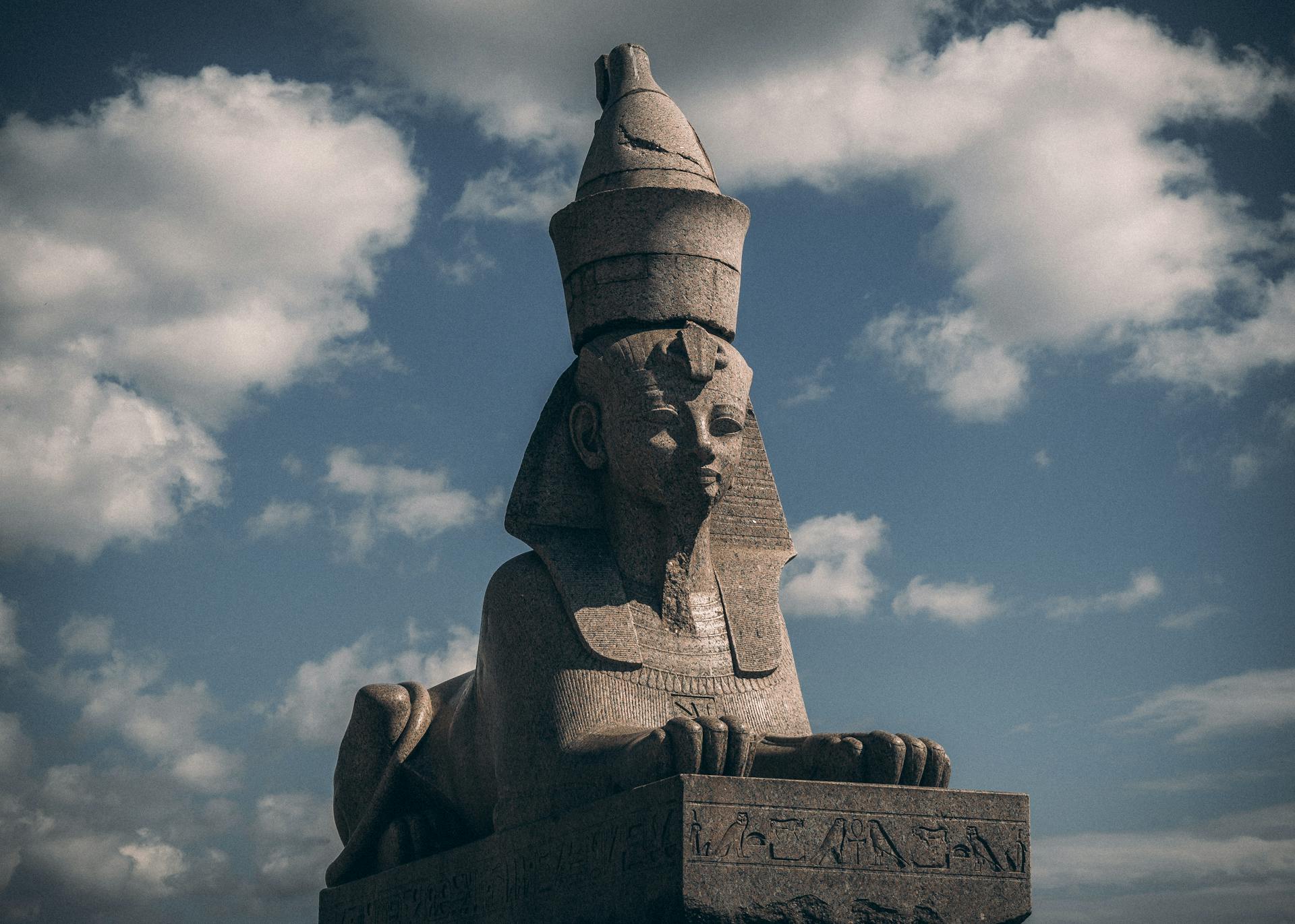 Statue of Sphinx in Egypt