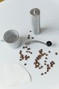 Coffee Beans Spill on the Table