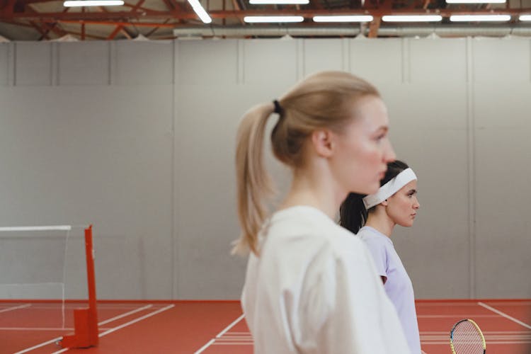 Women Playing Tennis