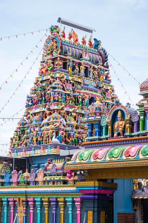 Fotos de stock gratuitas de templo gopuram