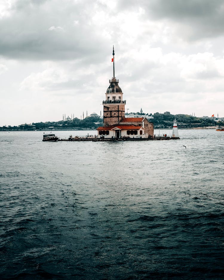 Maidens Tower In Isle In River