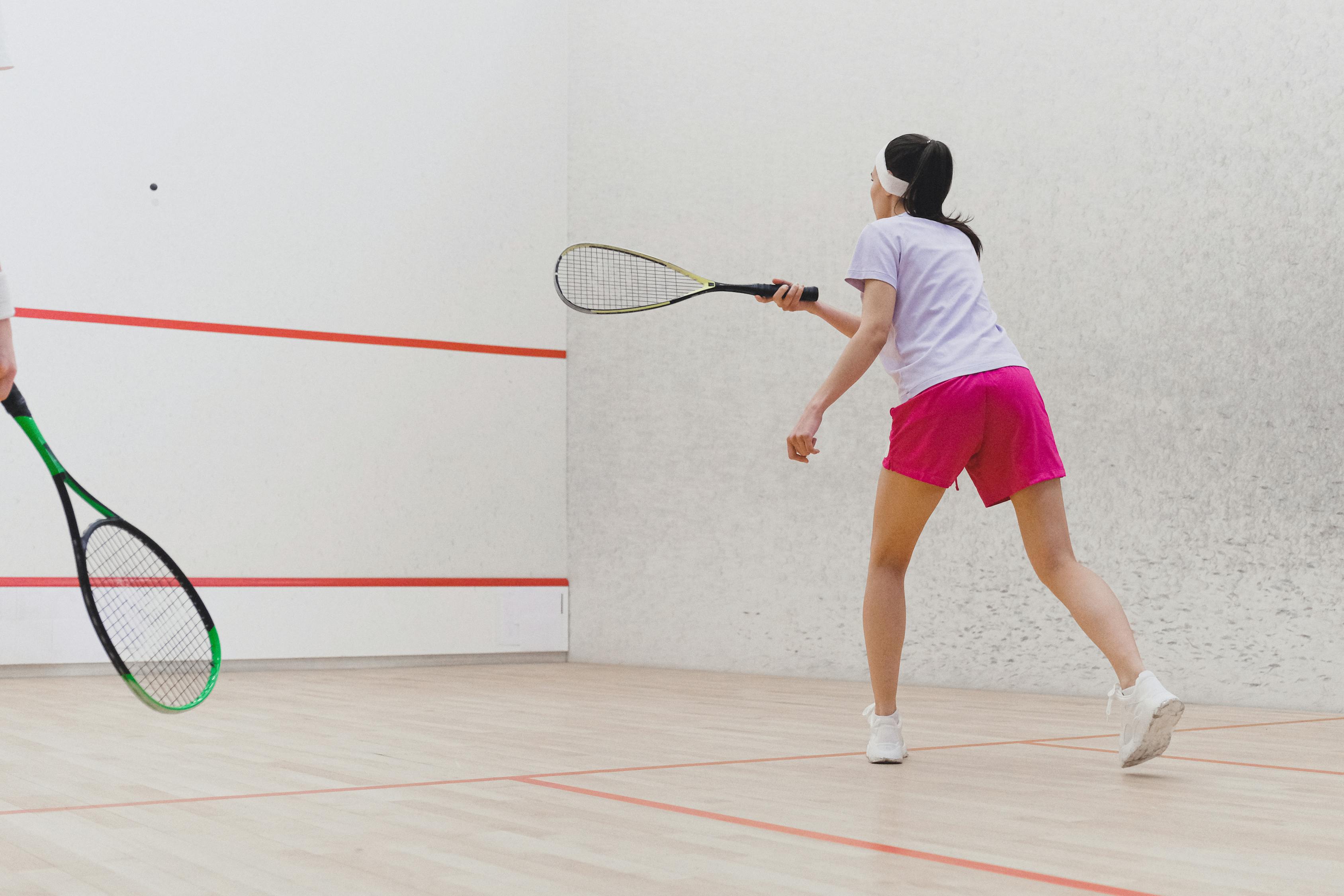 Squash is a little-known indoor sport.