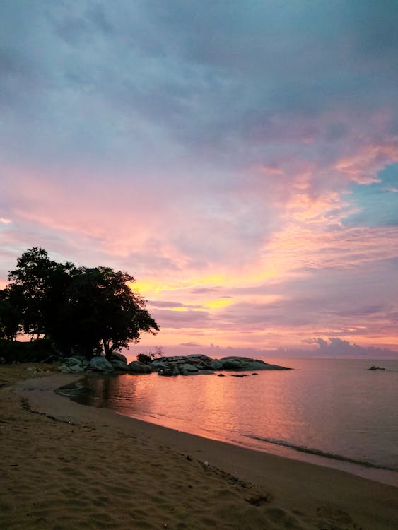 A Beach during the Twilight