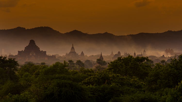 A View Of The Old Bagan In Myanmar