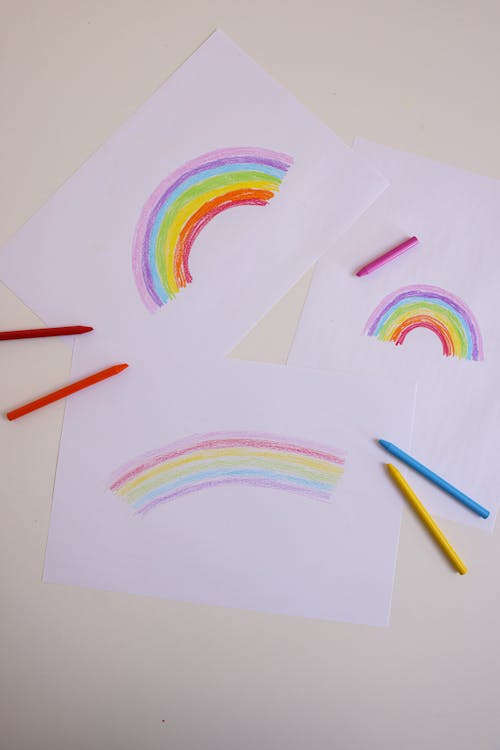 Kostnadsfri bild av färgade pennor, färgrik, konstverk