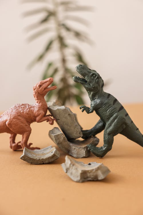 Miniature Toys of Dinosaurs