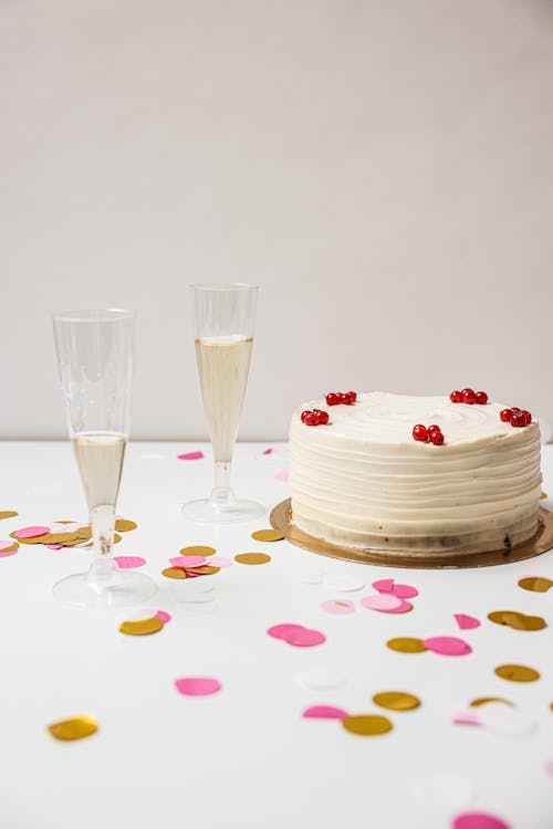 A Birthday Cake on the Table