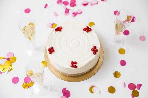 Základová fotografie zdarma na téma detail, narozeninový dort, oslava