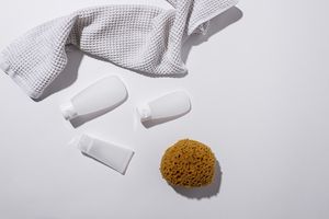 Minimal bathroom essentials — photo by Cup of Couple on Pexels