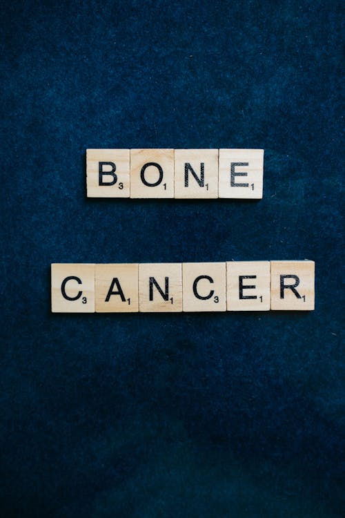 Bone Cancer Text using Scrabble Tiles