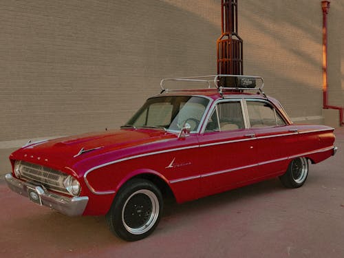 Darmowe zdjęcie z galerii z czerwony samochód, ford, klasyczny