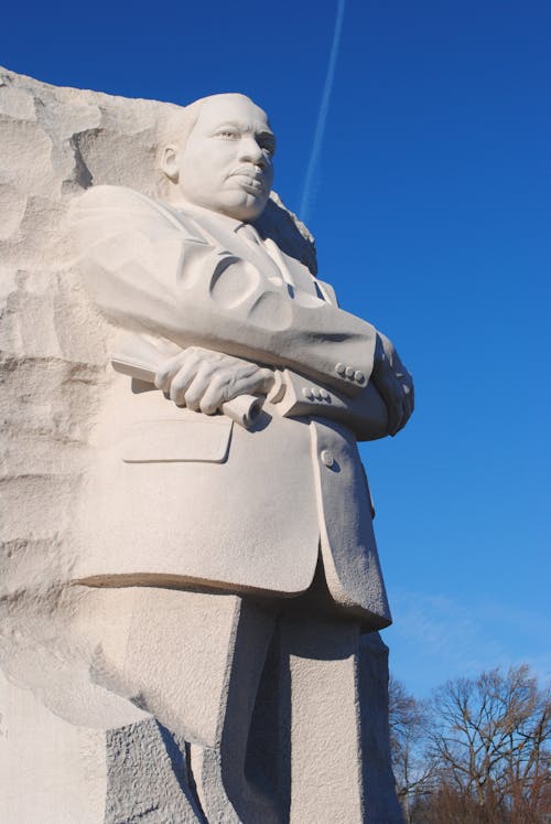 Free Close-Up Shot of Martin Luther King Jr. Memorial  Stock Photo