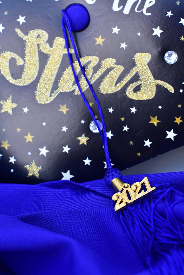 Banner And An Ornament With The Year 2021 