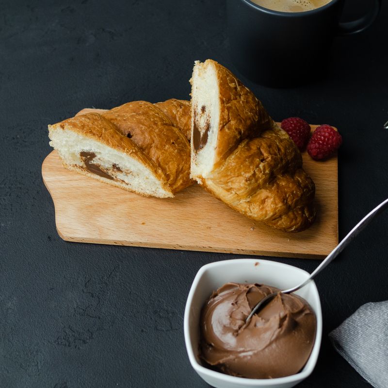Vegan Dark Chocolate Avocado Croissants