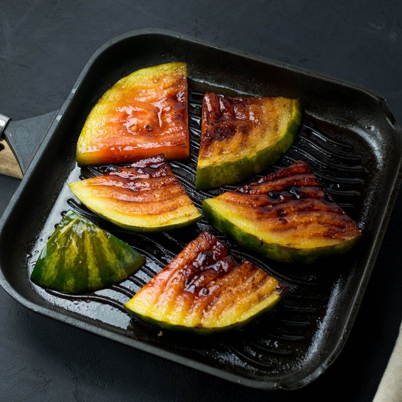 Summer Party Grilled Halloumi and Watermelon Wrap