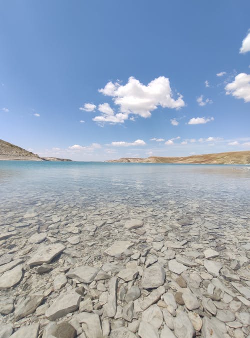 Free Blue Sky over the Sea Stock Photo