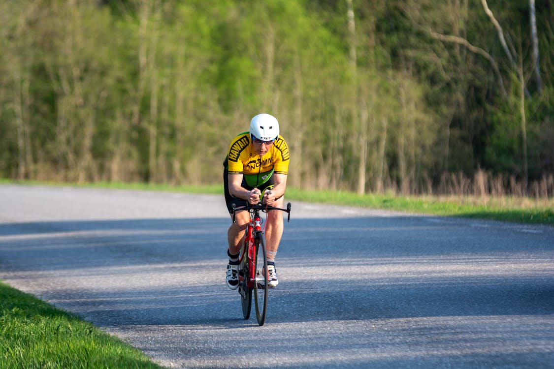 A Cyclist on the Road