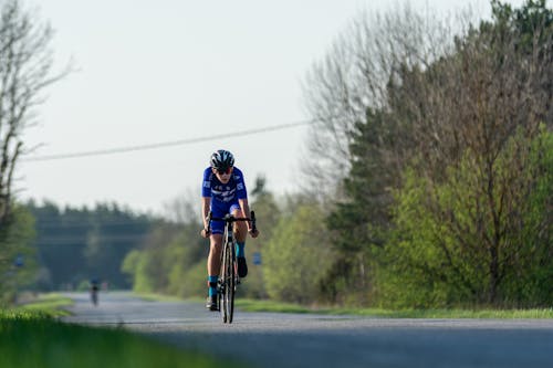 A Cyclist on the Road