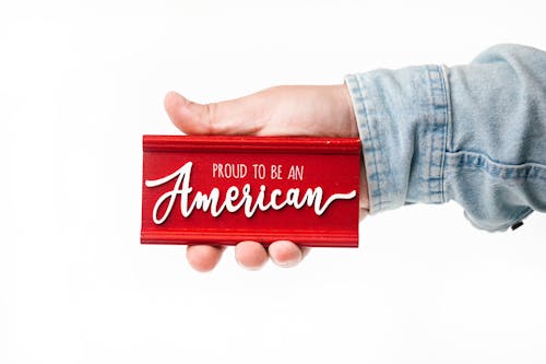 Ingyenes stockfotó adu, Amerika, amerikai zászló témában