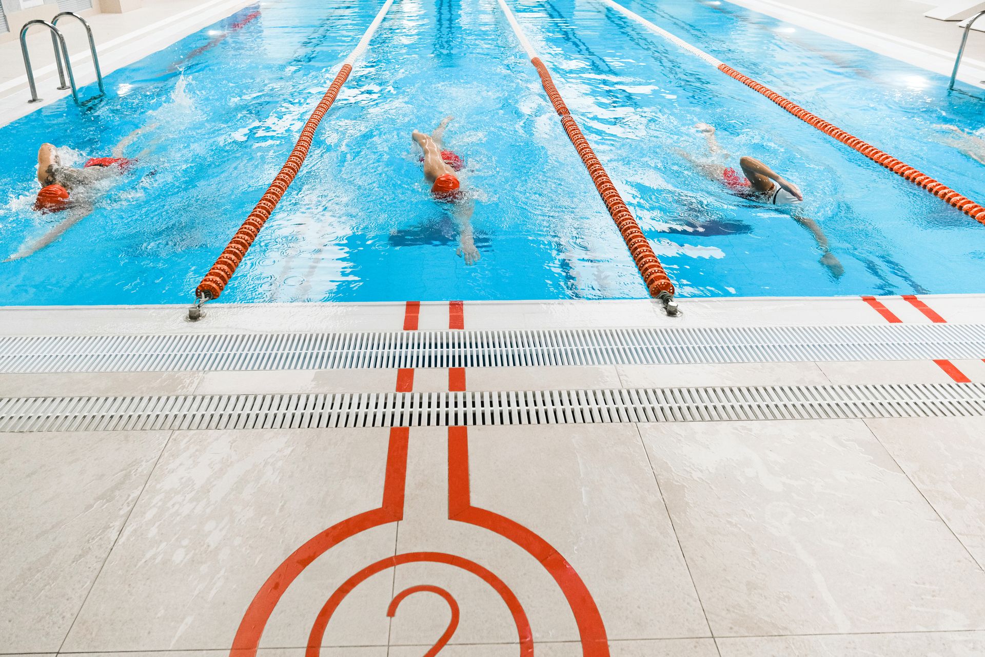 People Swimming in the Pool