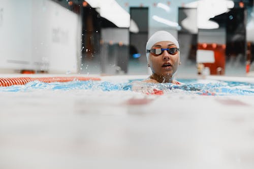 Základová fotografie zdarma na téma aktivní, atletický, koupací čepice