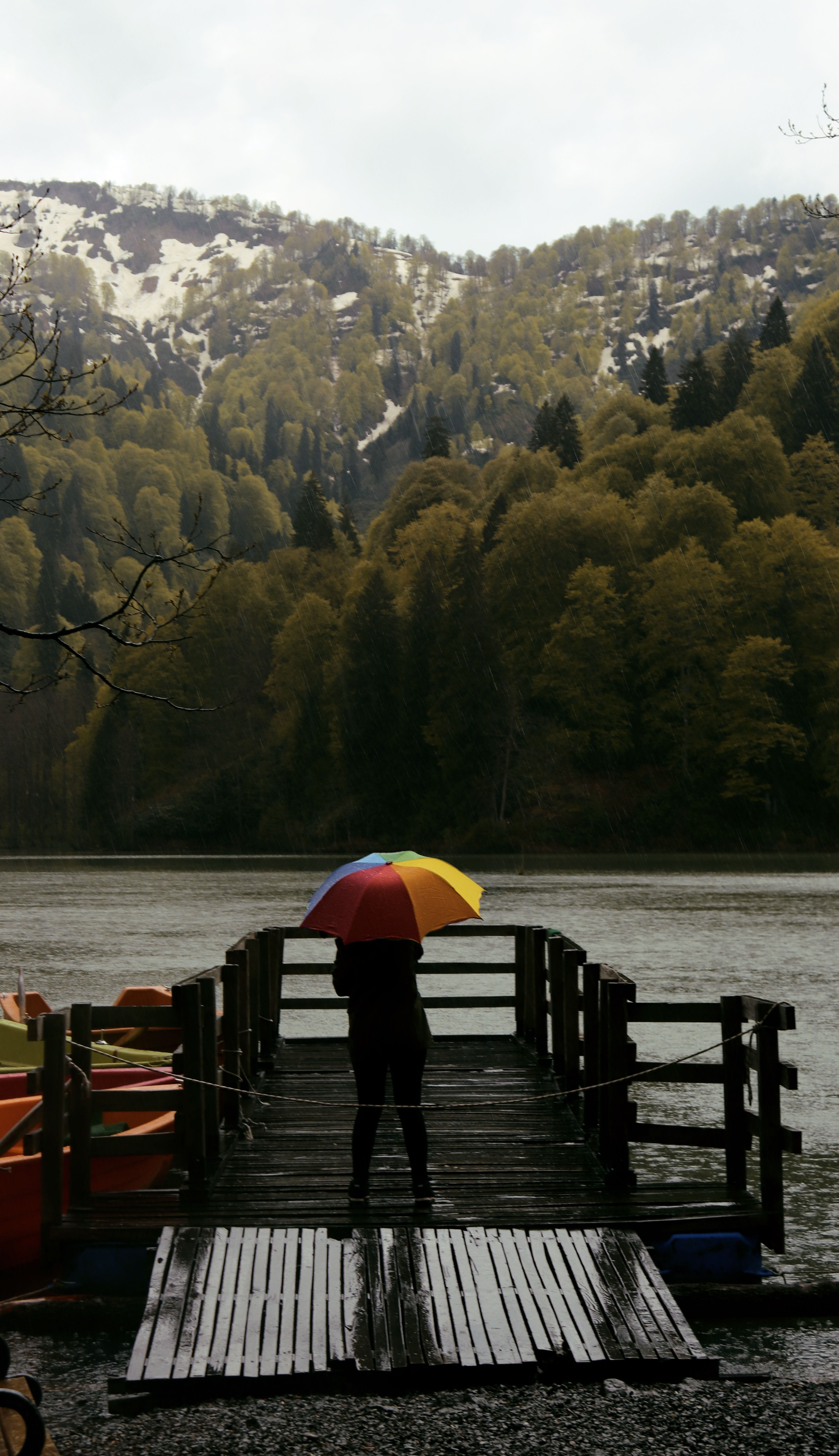 Relaxing Lake Raining View Photos, Download The BEST Free Relaxing Lake ...