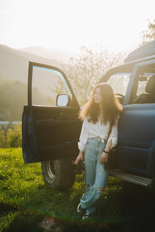 Kostenloses Stock Foto zu auto, denim jeans, fahrzeug