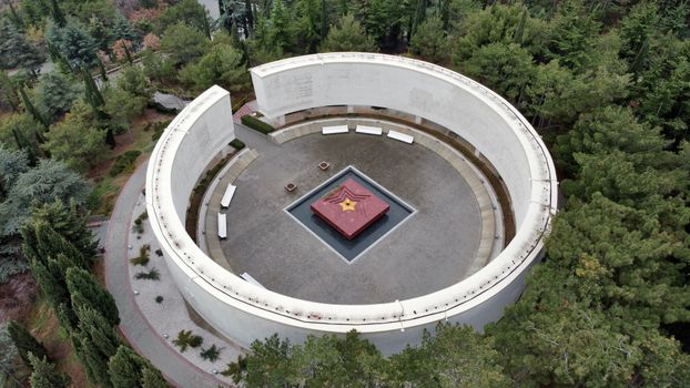 Aerial view of a Monument 