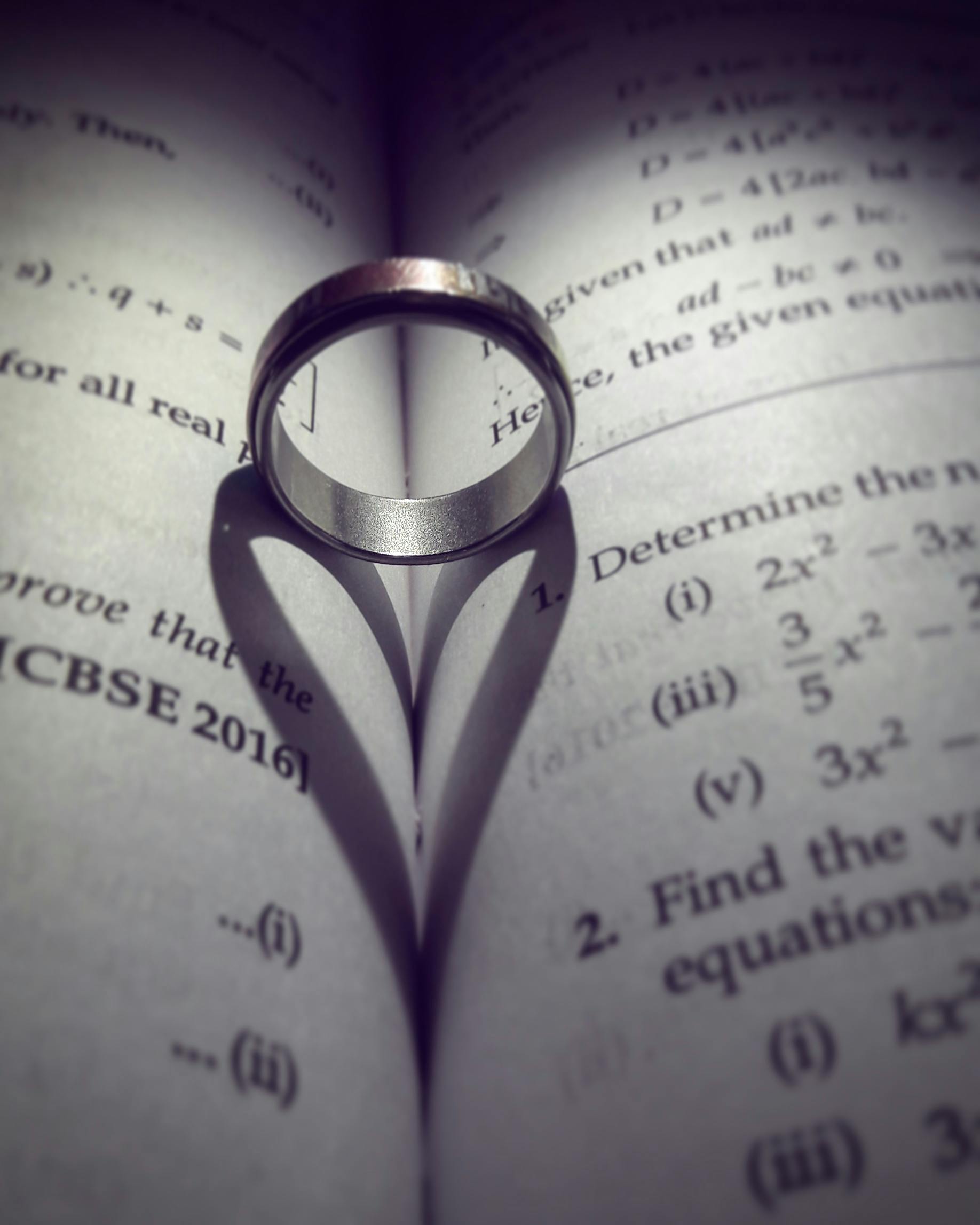 Free stock photo of love symbol, Ring book