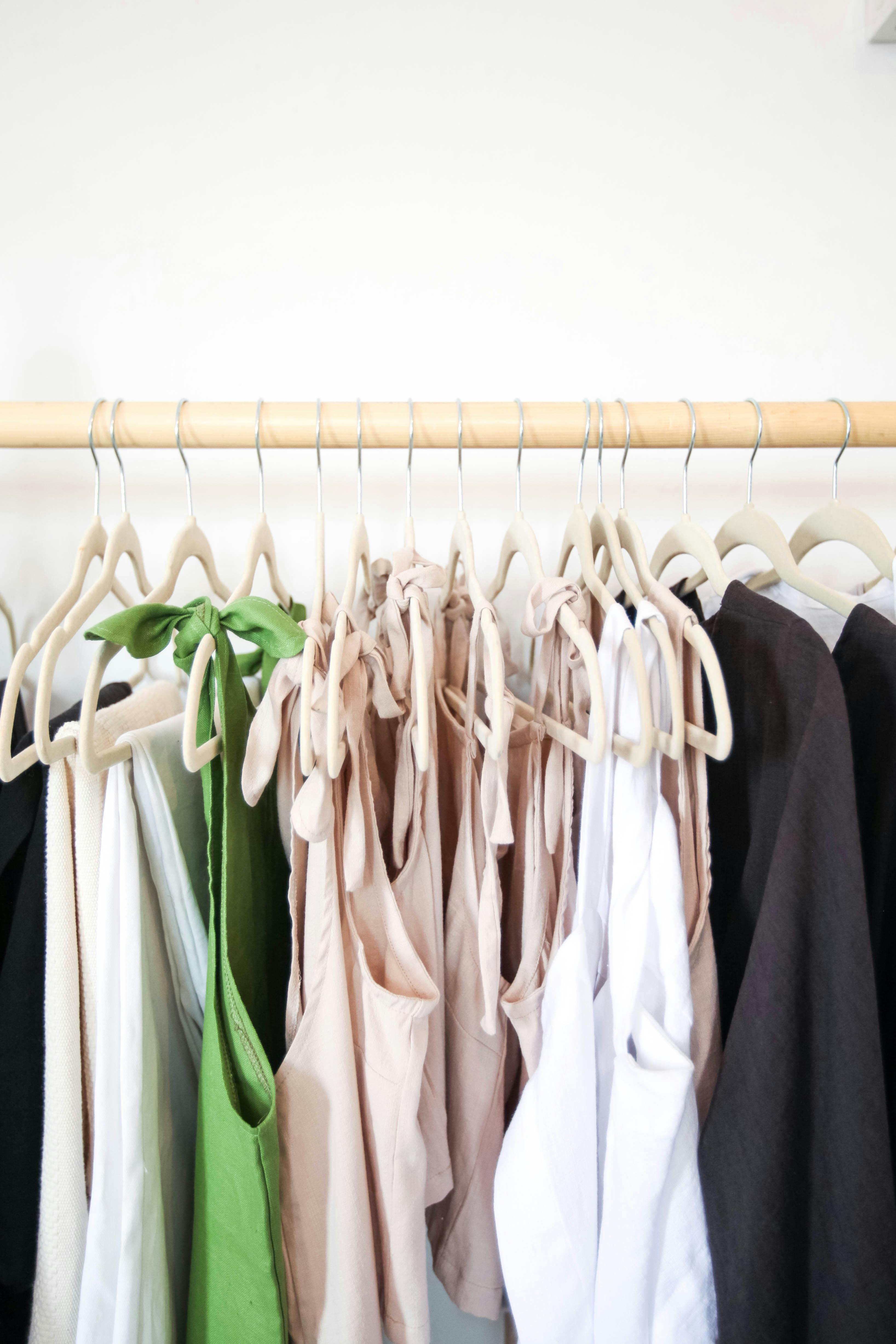 Clothes Hanger Hangs Old Clothes Ragged Stock Photo 1859800414