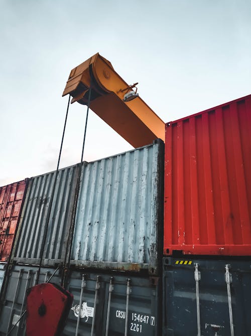 Gratis stockfoto met containervracht, containervrachten, lading