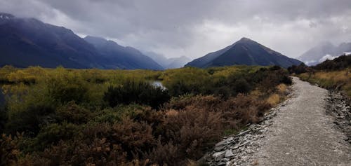 Free River By The Mountain Stock Photo