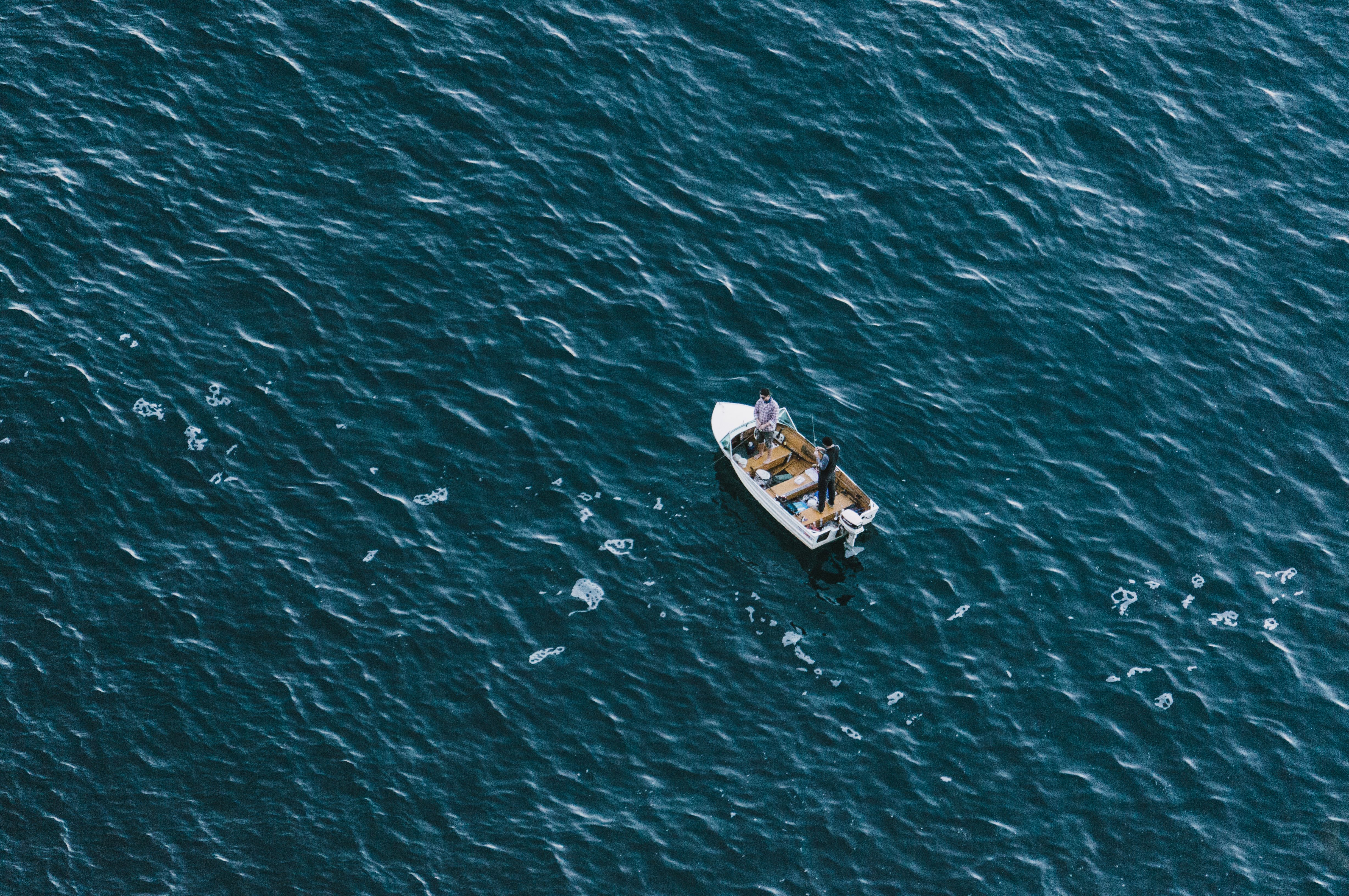 A Boat in the Sea · Free Stock Photo