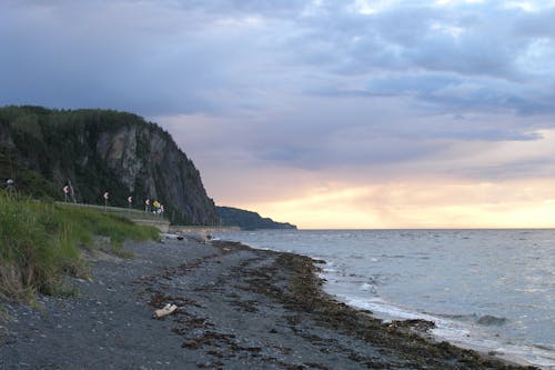 Foto d'estoc gratuïta de a la vora de l'oceà, alba, capvespre