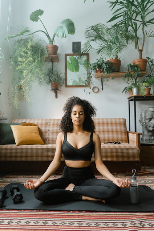 Photo of a Woman Meditating