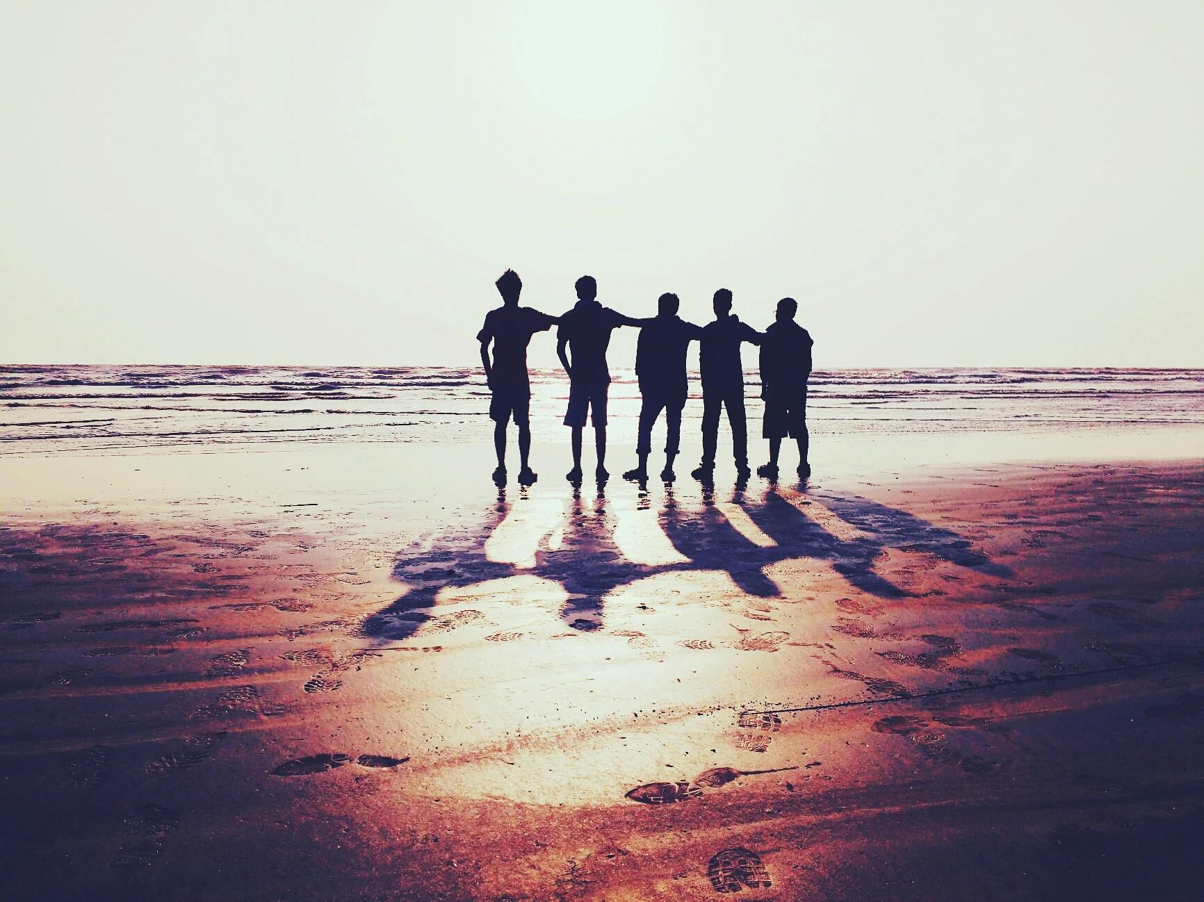 Free stock photo of #beach #friends #photography #trip #shadow #sea