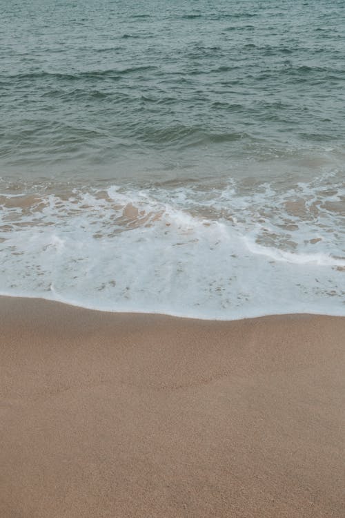 Foam Forming on Sea Shore