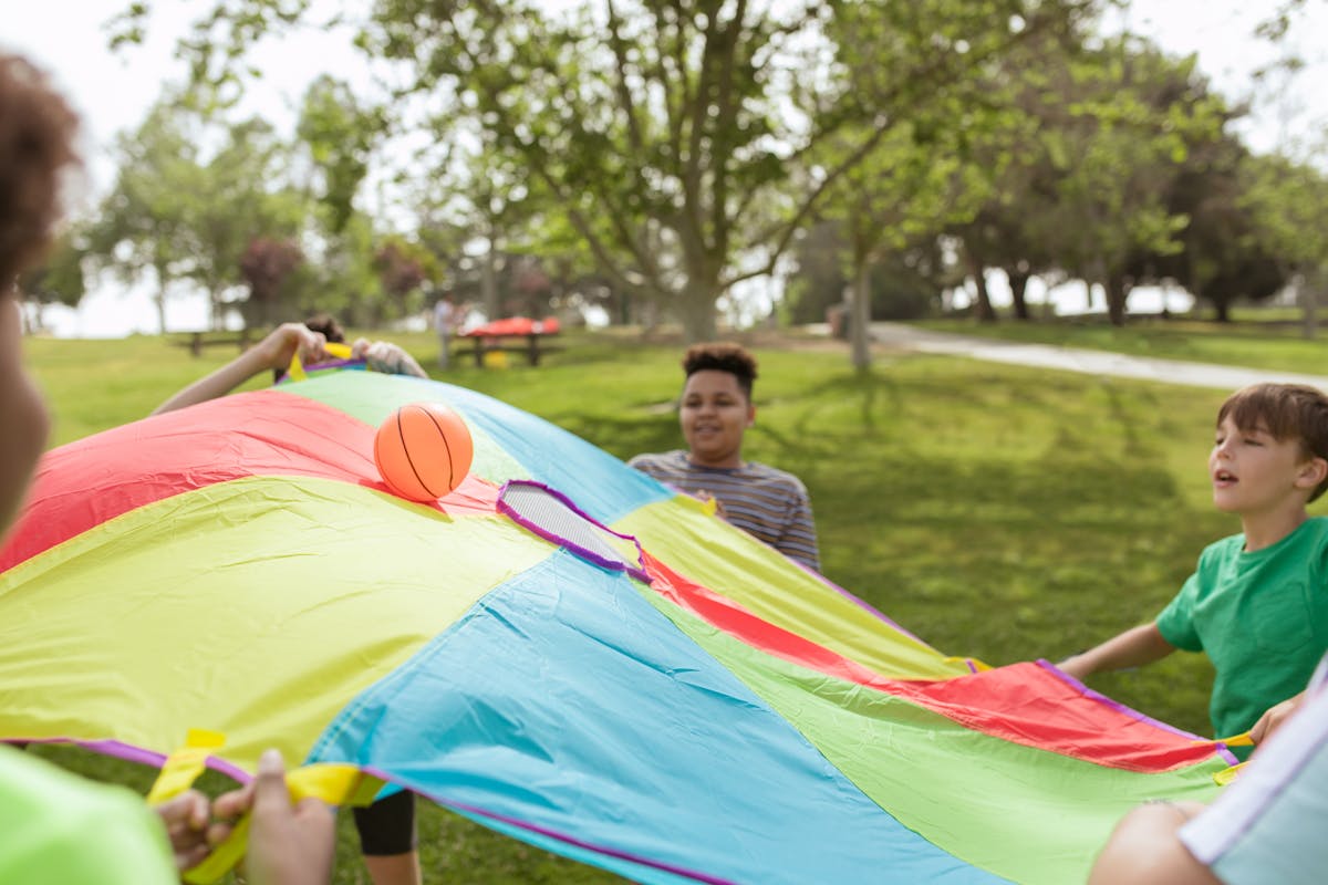 kids at summer camp family becoming minimalist