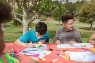 Free stock photo of adventure, art camp, boy