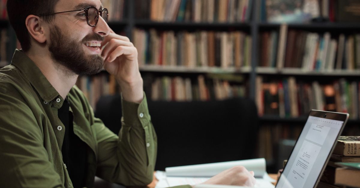 Man Using a Laptop · Free Stock Photo