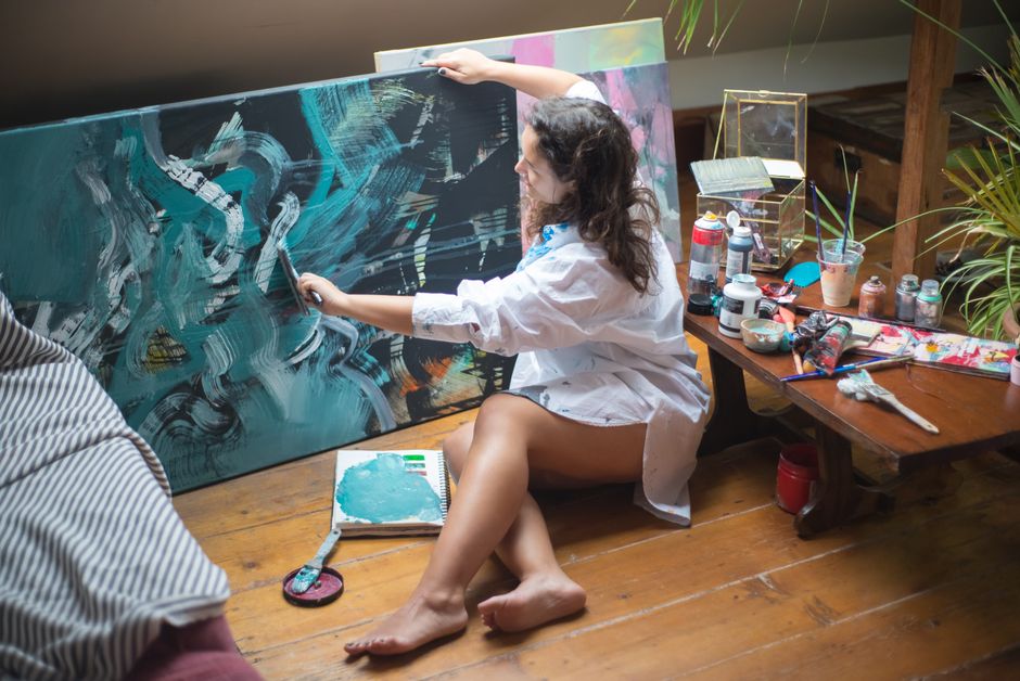 Making your own means supplying the drawing, the palette and the patience